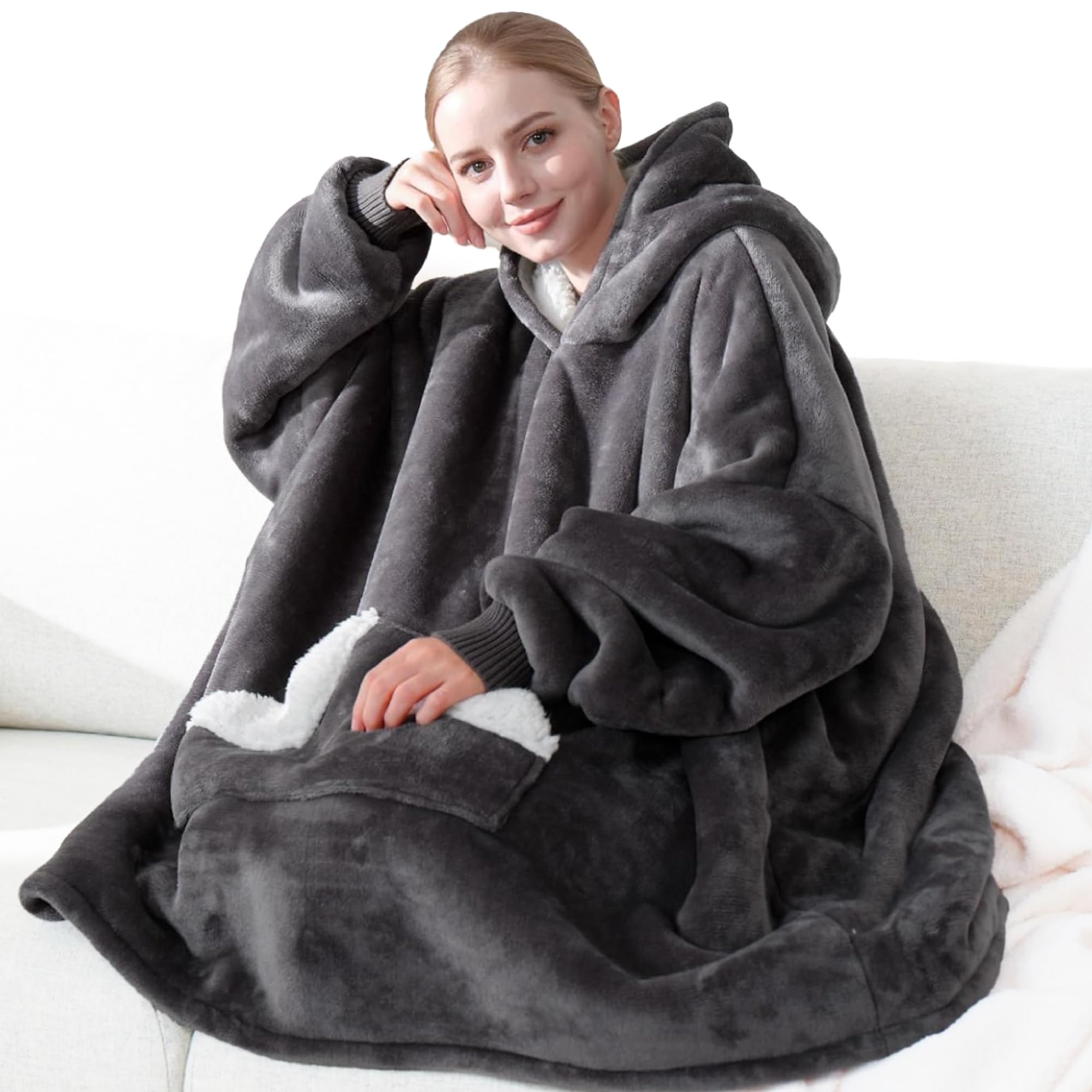 Snug Hoodie – Oversized Sherpa Hoodie voor koude dagen