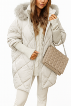 CozyChic™ Dames Parka met Bontkraag – 🍂 Tijdelijk 50% Korting