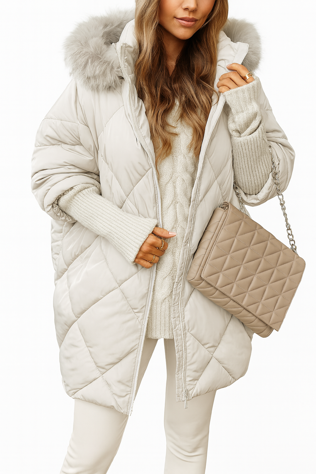 CozyChic™ Dames Parka met Bontkraag – 🍂 Tijdelijk 50% Korting