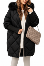 CozyChic™ Dames Parka met Bontkraag – 🍂 Tijdelijk 50% Korting