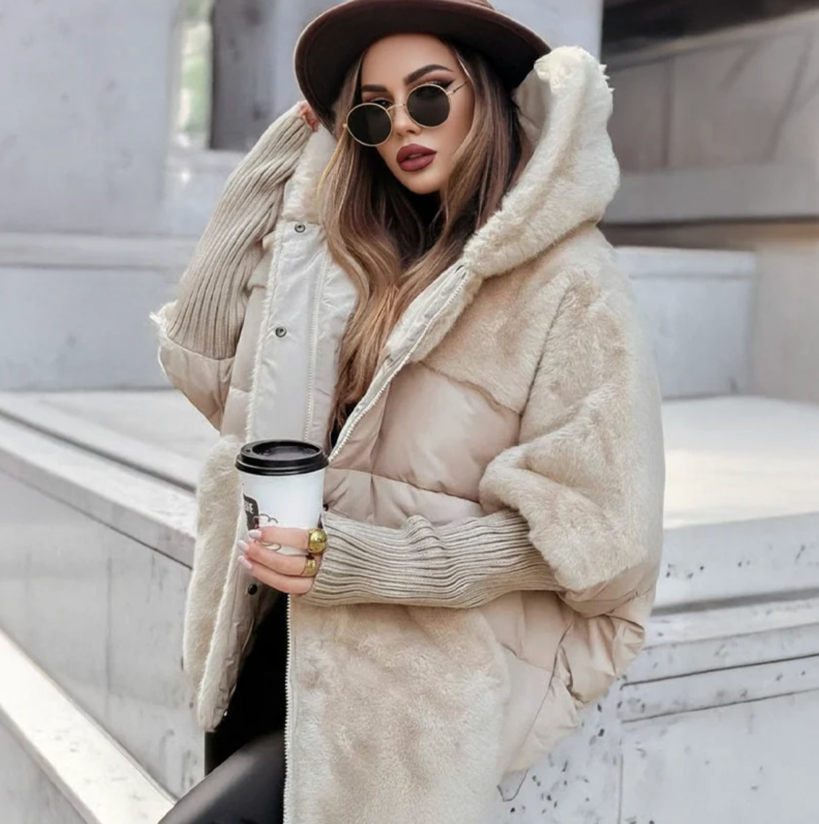 Dames pufferjas oversized™