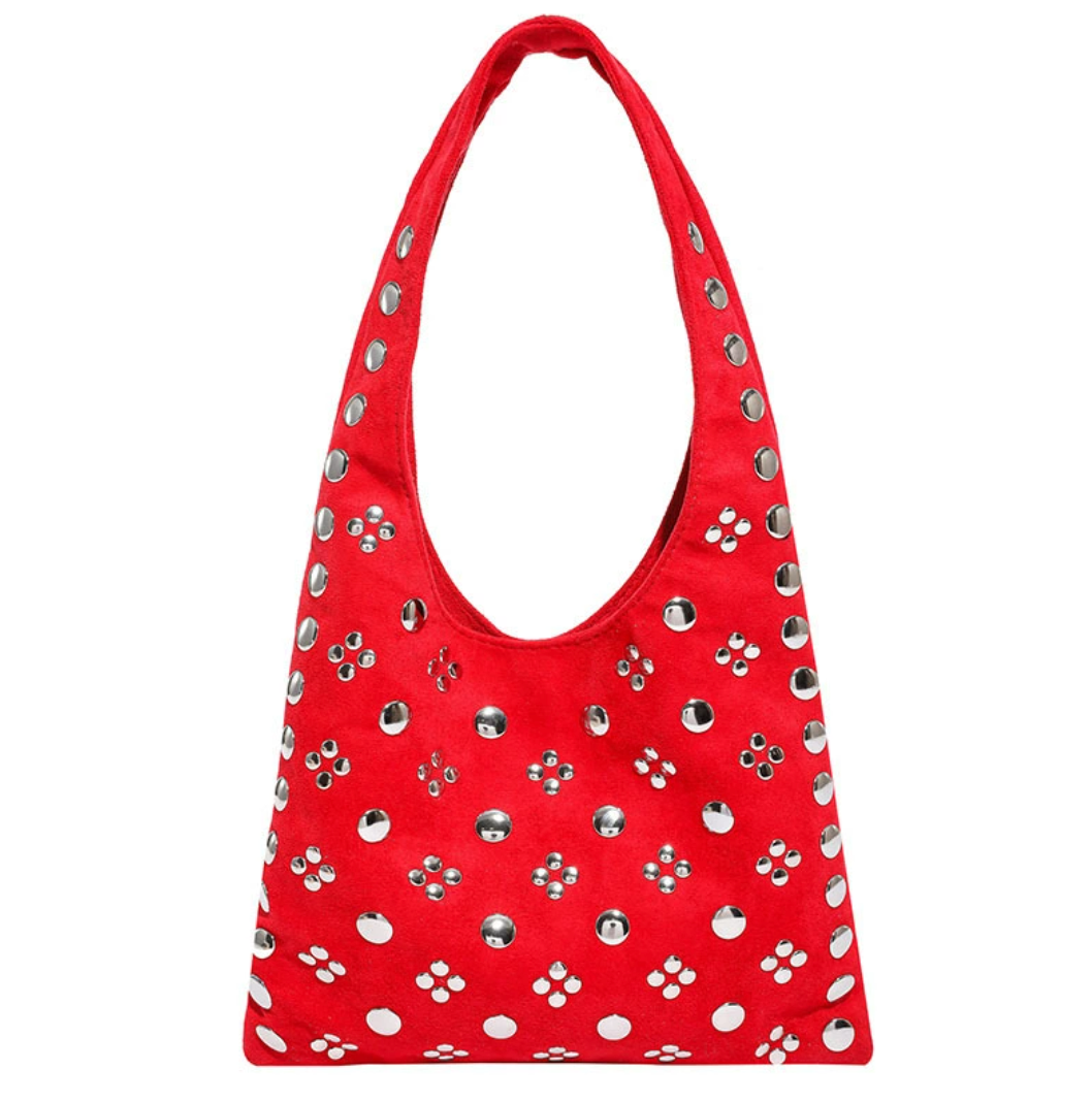 Stellar Rivet Tote™ – De Trendy Statement Bag