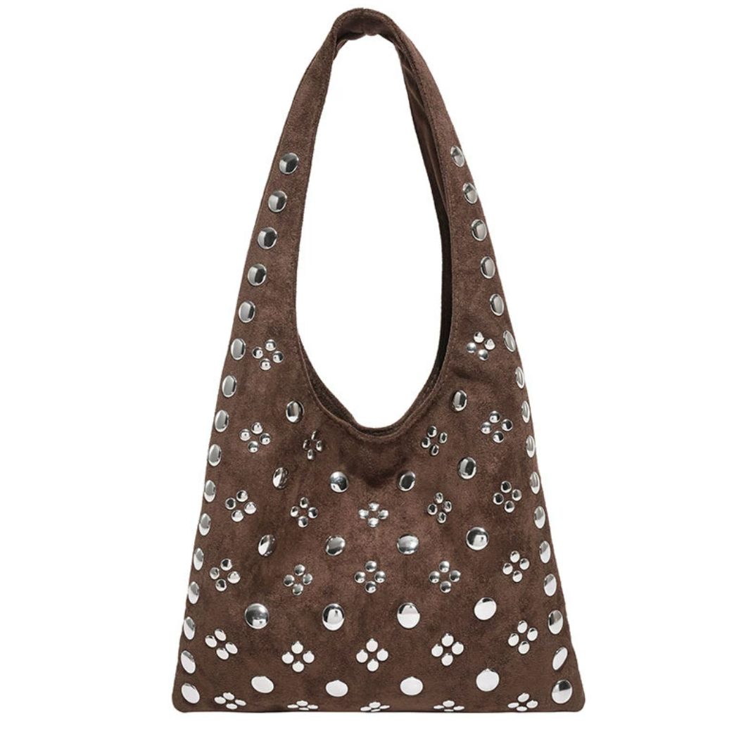 Stellar Rivet Tote™ – De Trendy Statement Bag